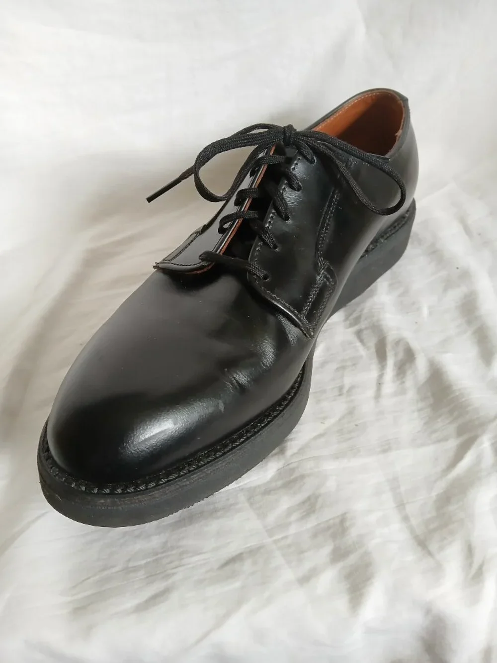 Vintage Red Wing Black Oxford Dress Shoes Postman 101s Mens 8B 1980s